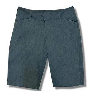 🌟 Old Navy Women's Stretch Dress Shorts Charcoal Gray Pockets Size 4 🌟